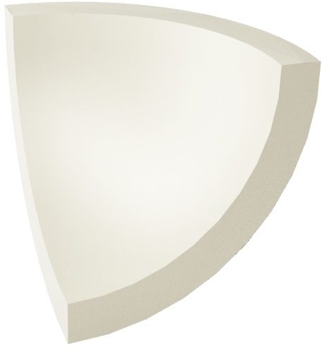 Paradyż Gamma kształtka 3x3 cm D biały mat