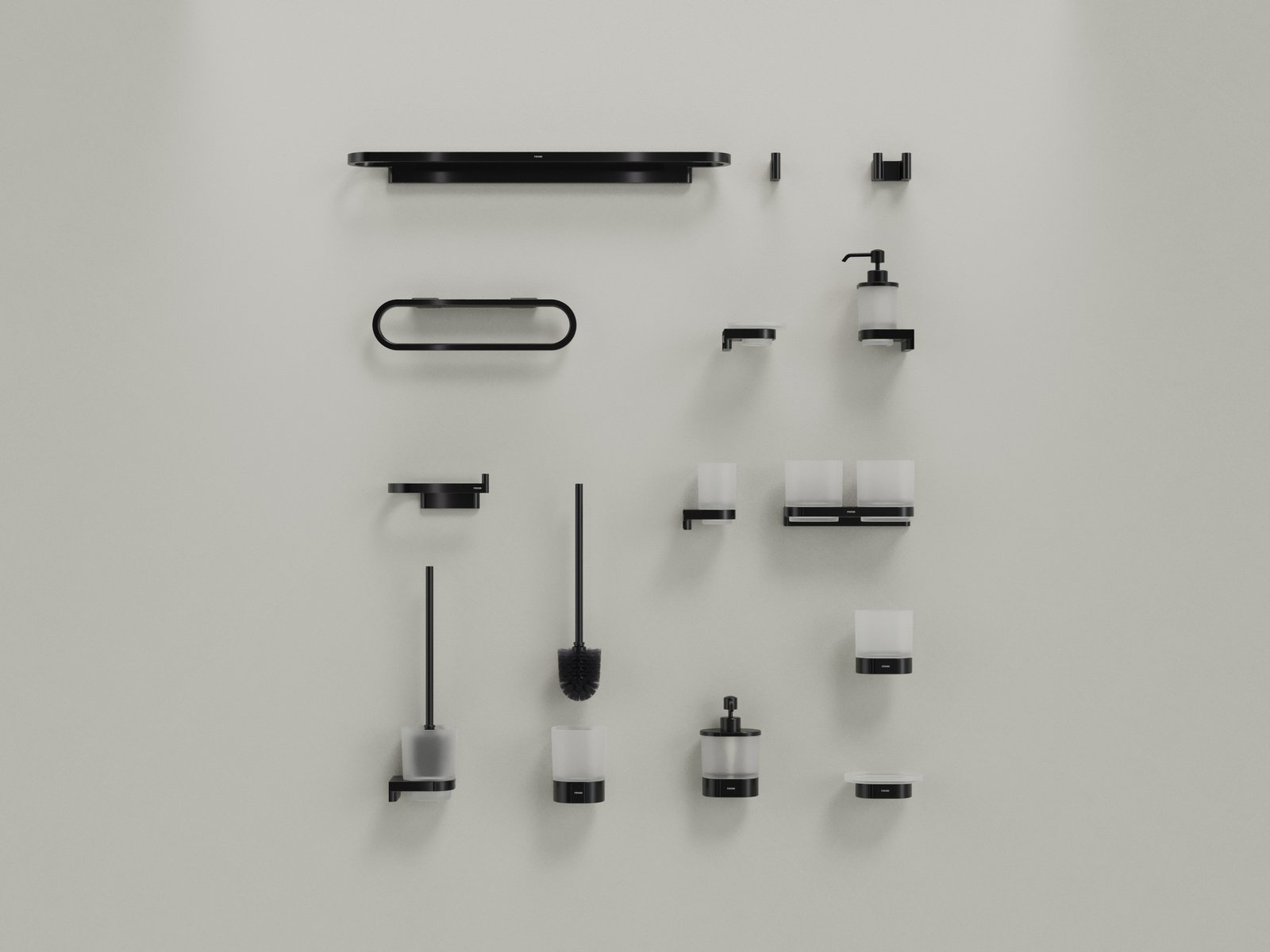 Ravak Chrome II uchwyt na papier toaletowy czarny X07P1383