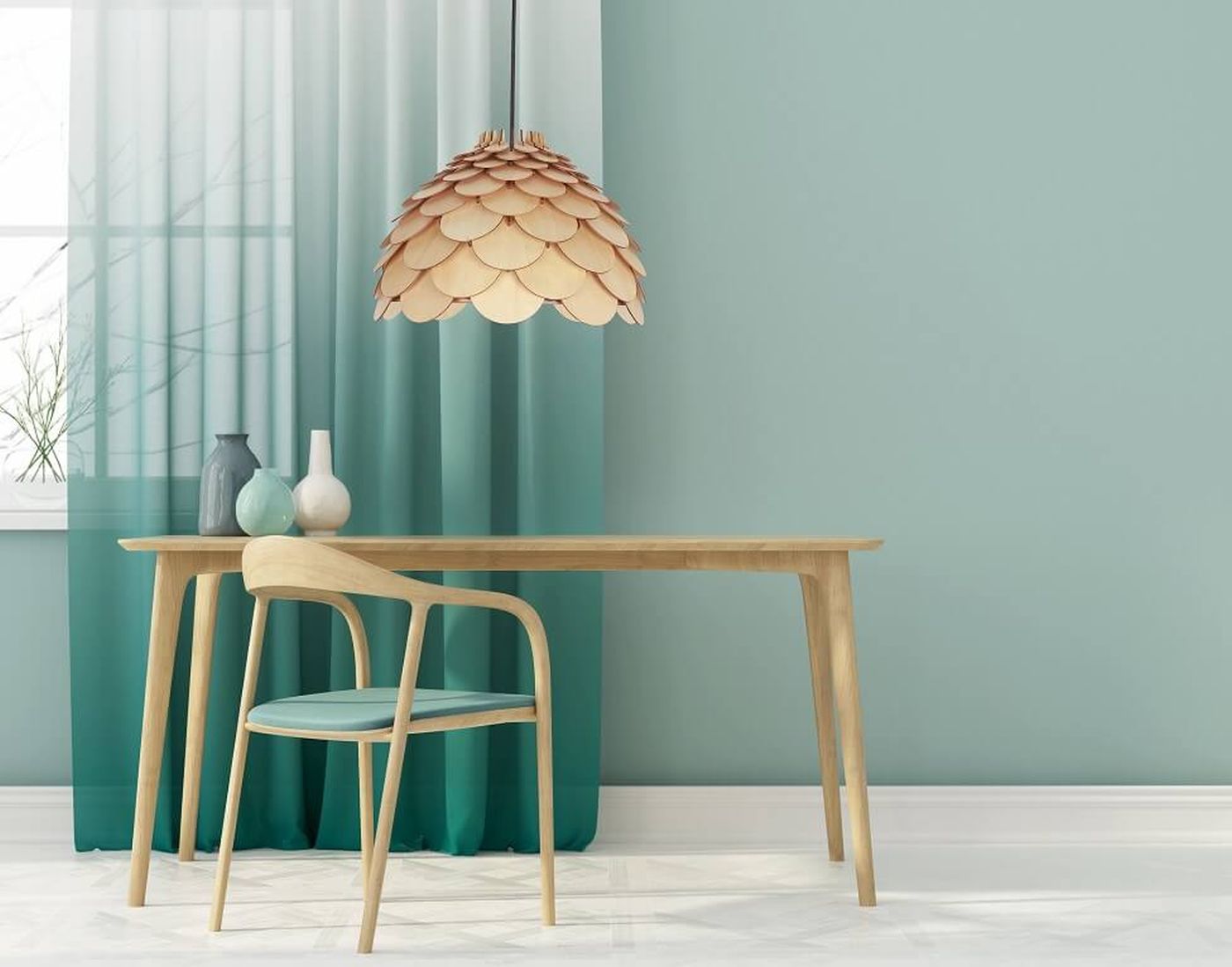 Light Prestige Burgo lampa wisząca 1x60W drewniana LP-101335/1PS