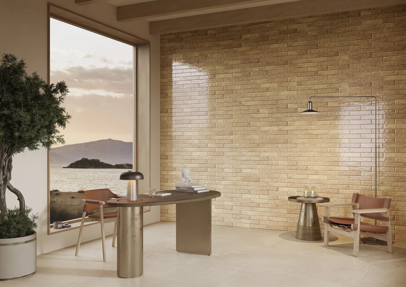 Paradyż Monpelli płytka ścienna 29,8x6,5 cm beżowa