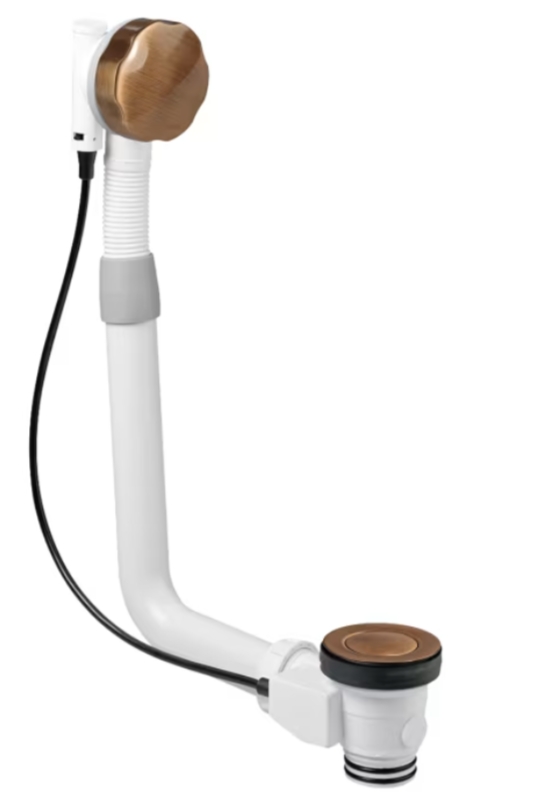 Kronenbach syfon do wanny stary brąz 501904BRKB - Wysyłka w 24h