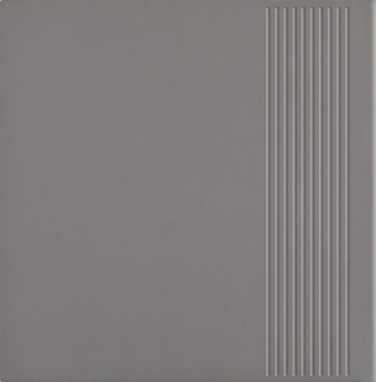 Paradyż Bazo stopnica 30x30 cm prosta monokolor czarny mat