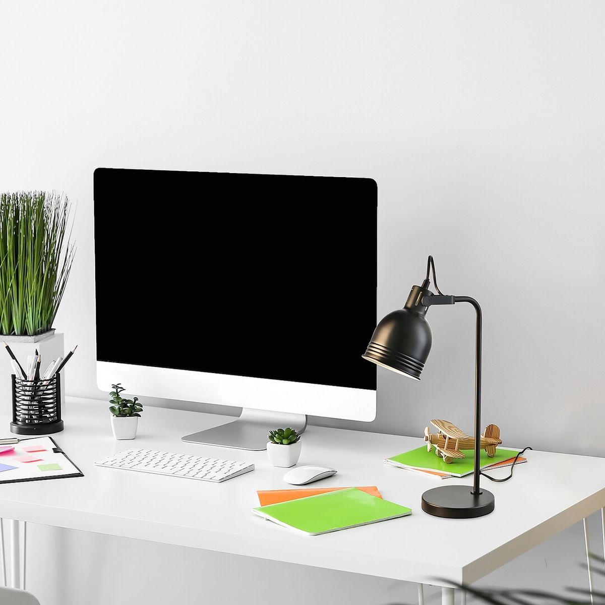 Rabalux Flint lampa biurkowa 1x25W czarna 2240