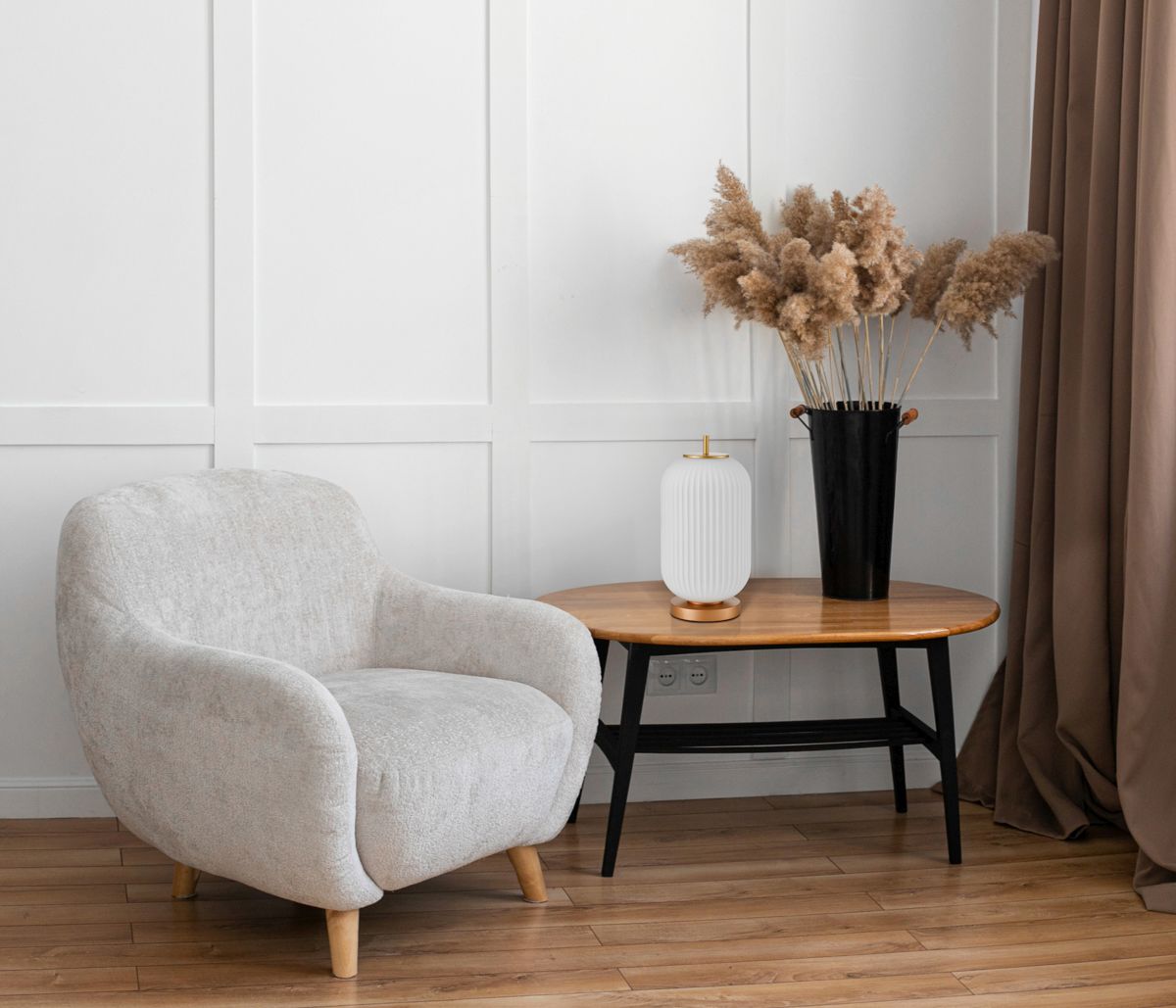 Italux Olmeto lampa biurkowa 1x10 W złota TB-28798-1-GD-WH