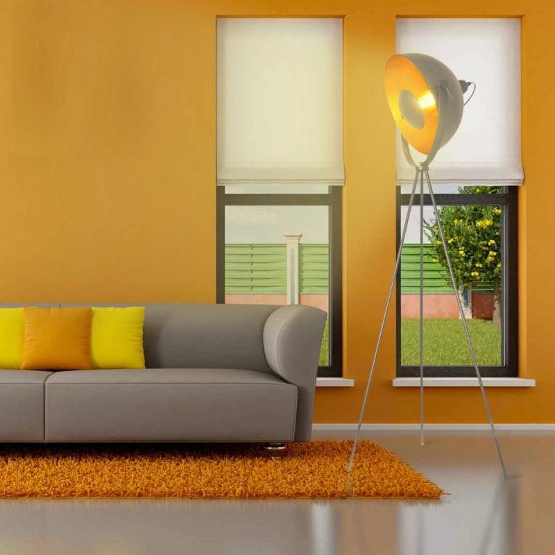 Abruzzo Versali lampa stojąca 1x20 W złota-szara ABR-LPV-G