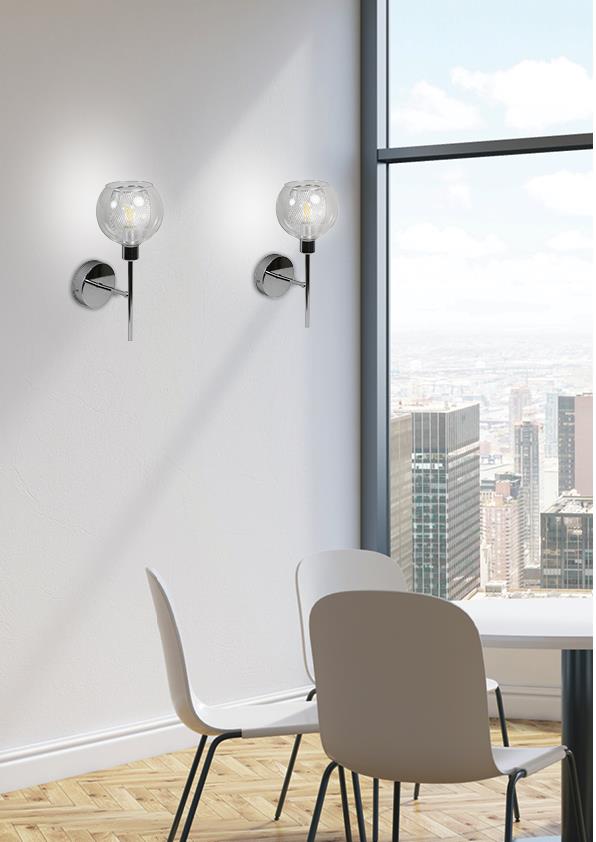 Candellux Ozzo kinkiet 1x40W chrom 21-72184