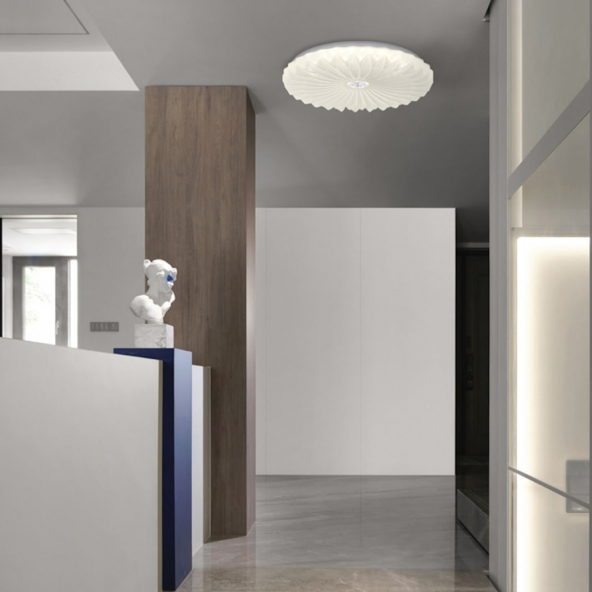 Light Prestige Zivora plafon 1x12 W biały LP-4890/1C-26 WH