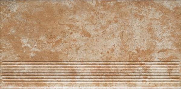 Paradyż Ilario Ochra stopnica 60x30 cm brązowa