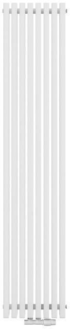 Radox Vertica Uno grzejnik pokojowy 190x35,6 cm podłączenie dolne biały RX-VRD.9016M.190.35