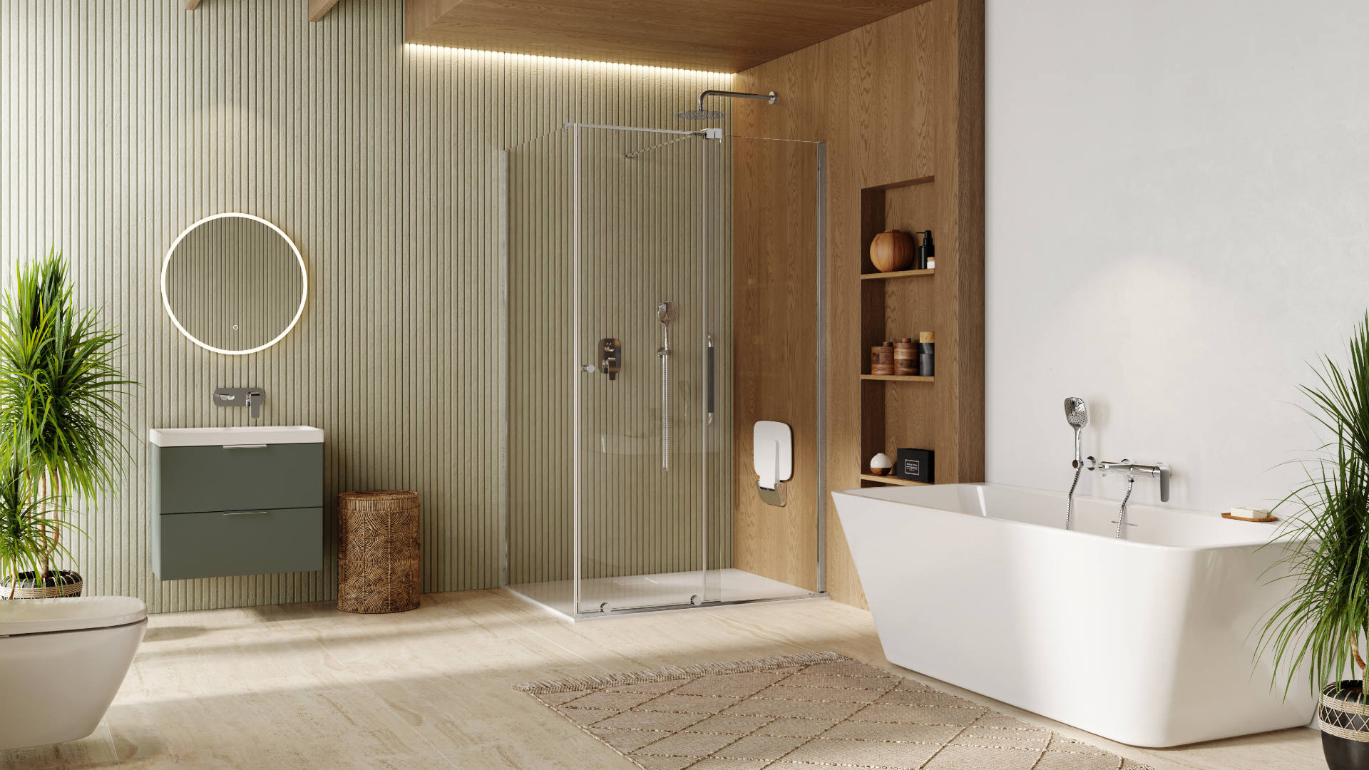 Excellent Clever 2.0 bateria prysznicowa podtynkowa chrom AREX.4145CR