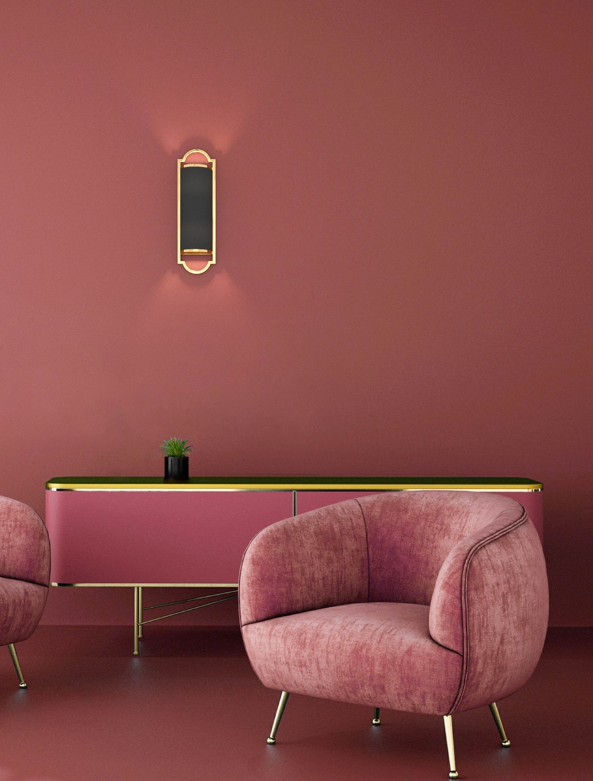 Open Design (Orlicki Design) Libero Parette Gold kinkiet 2x12W LED złoty/czarny OR84535 - Wysyłka w 24h