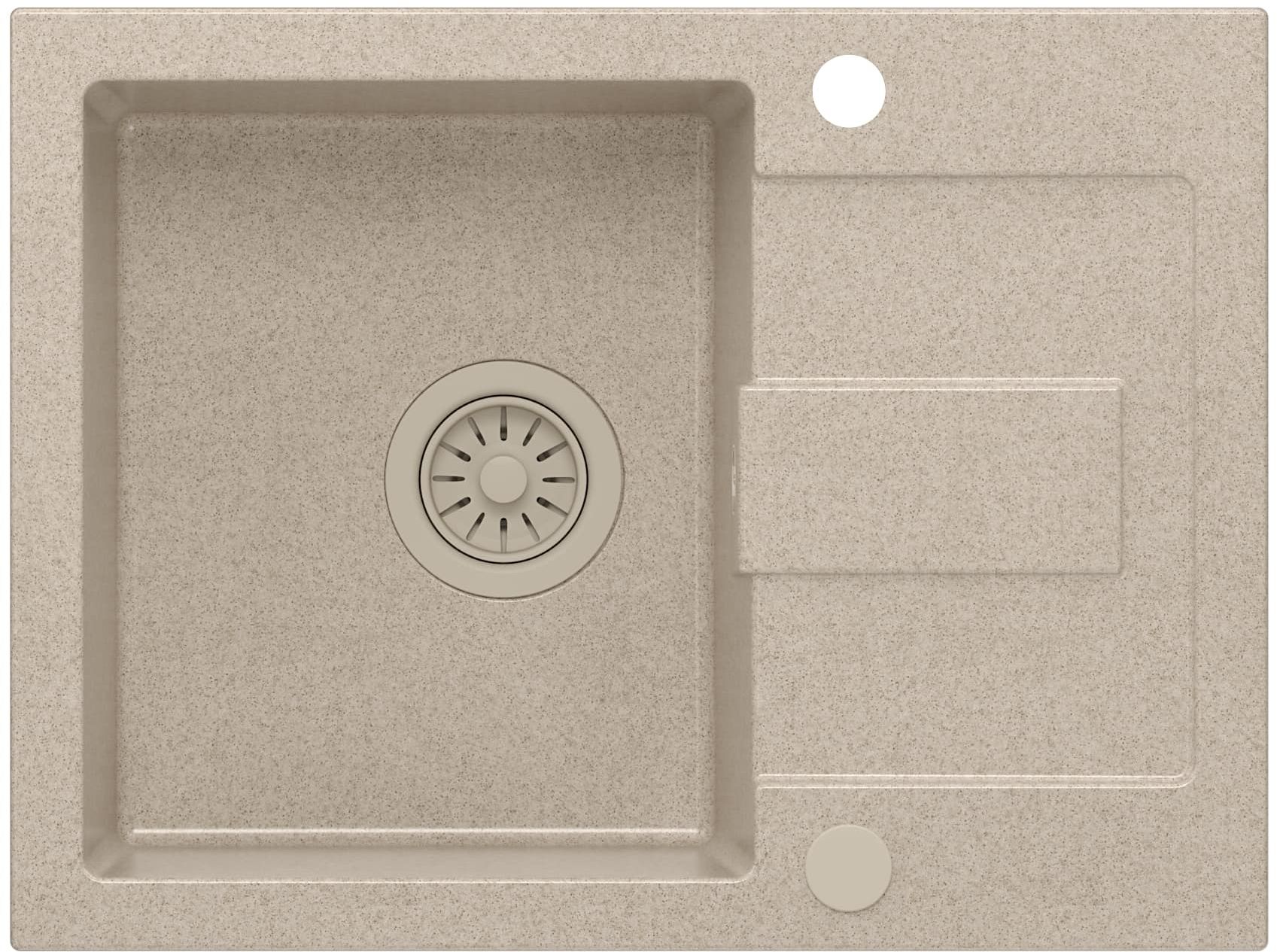 Quadron Christian 116 zlewozmywak 60x45 cm GraniteQ river sand HCQC6045BEZK_PC