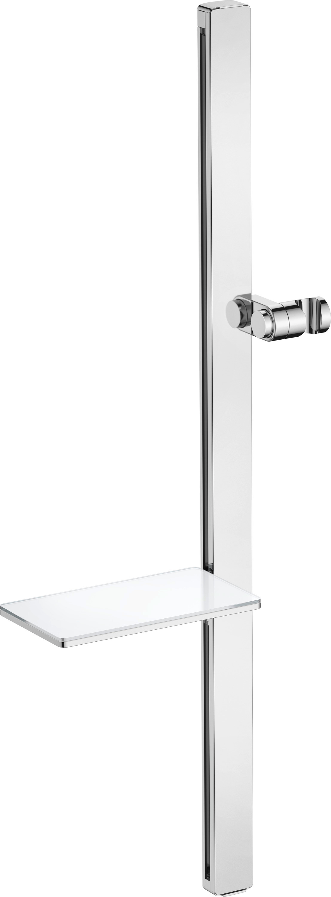 Duravit drążek prysznicowy 81 cm z półką chrom błyszczący UV0600015010