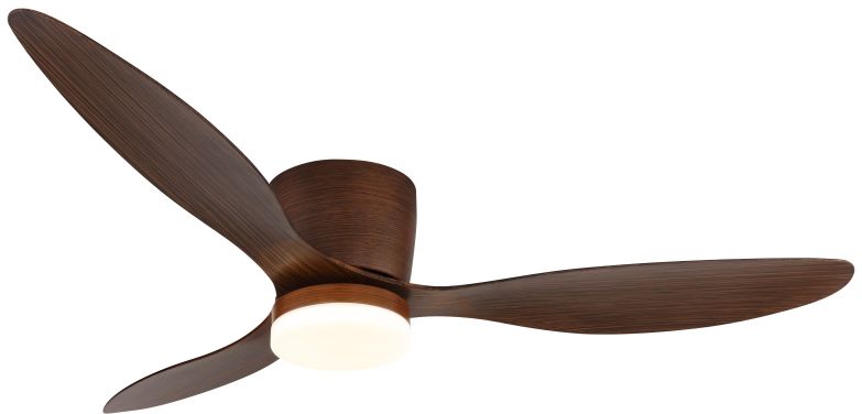 Globo Lighting Armando lampowentylator podsufitowy 1x20 W brązowa 03666H