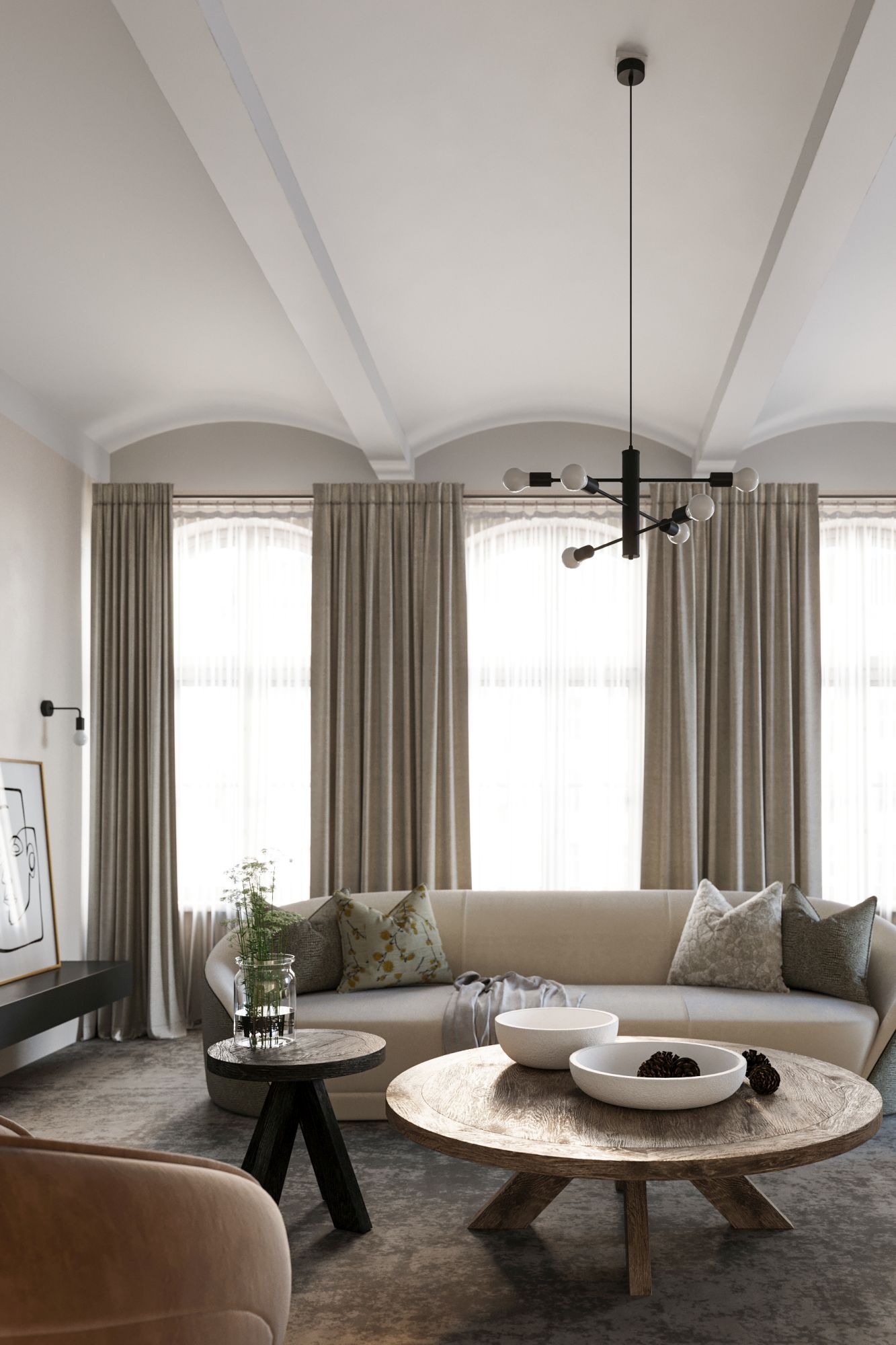 Sollux Lighting Duomo kinkiet 1x60W czarny SL.0306