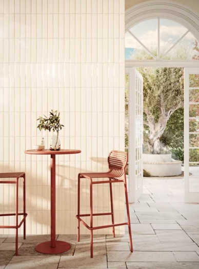 Paradyż Monpelli płytka ścienna cegiełka 29,8x6,5 cm biała