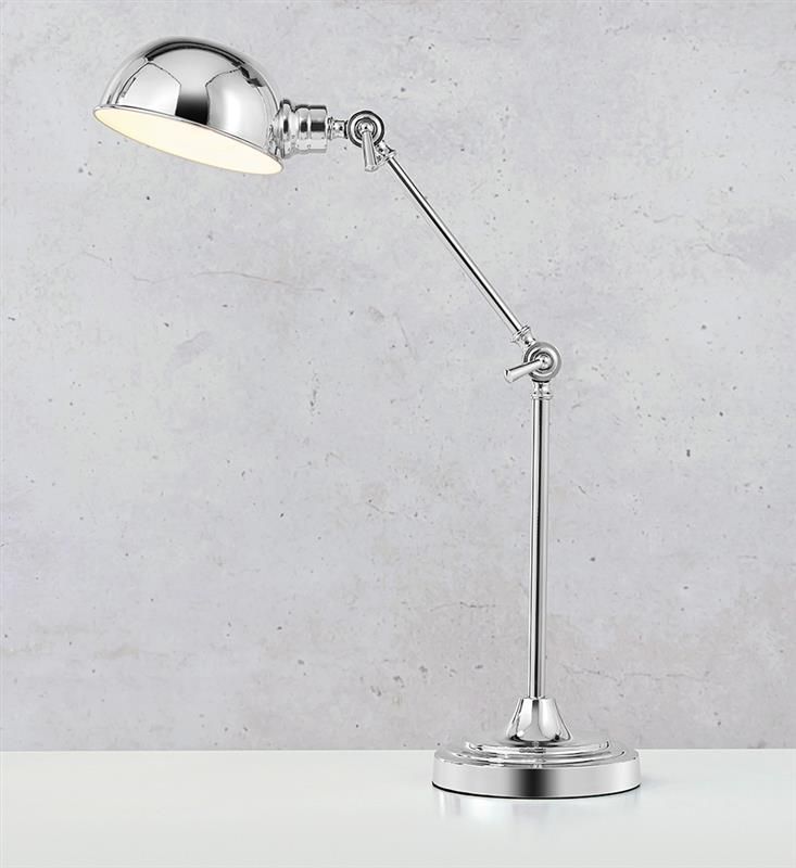 Markslöjd Portland lampa biurkowa 1x40 W chrom 108583
