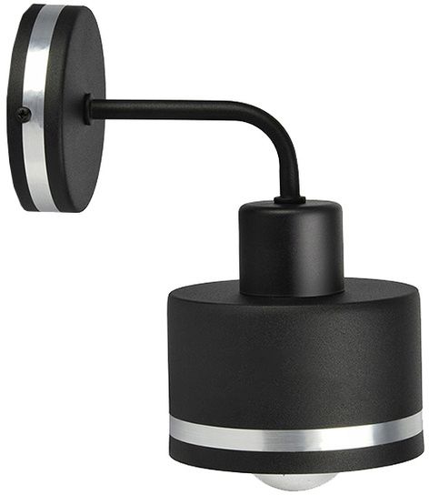 Candellux Wama kinkiet 1x40W czarny/chrom 21-00422