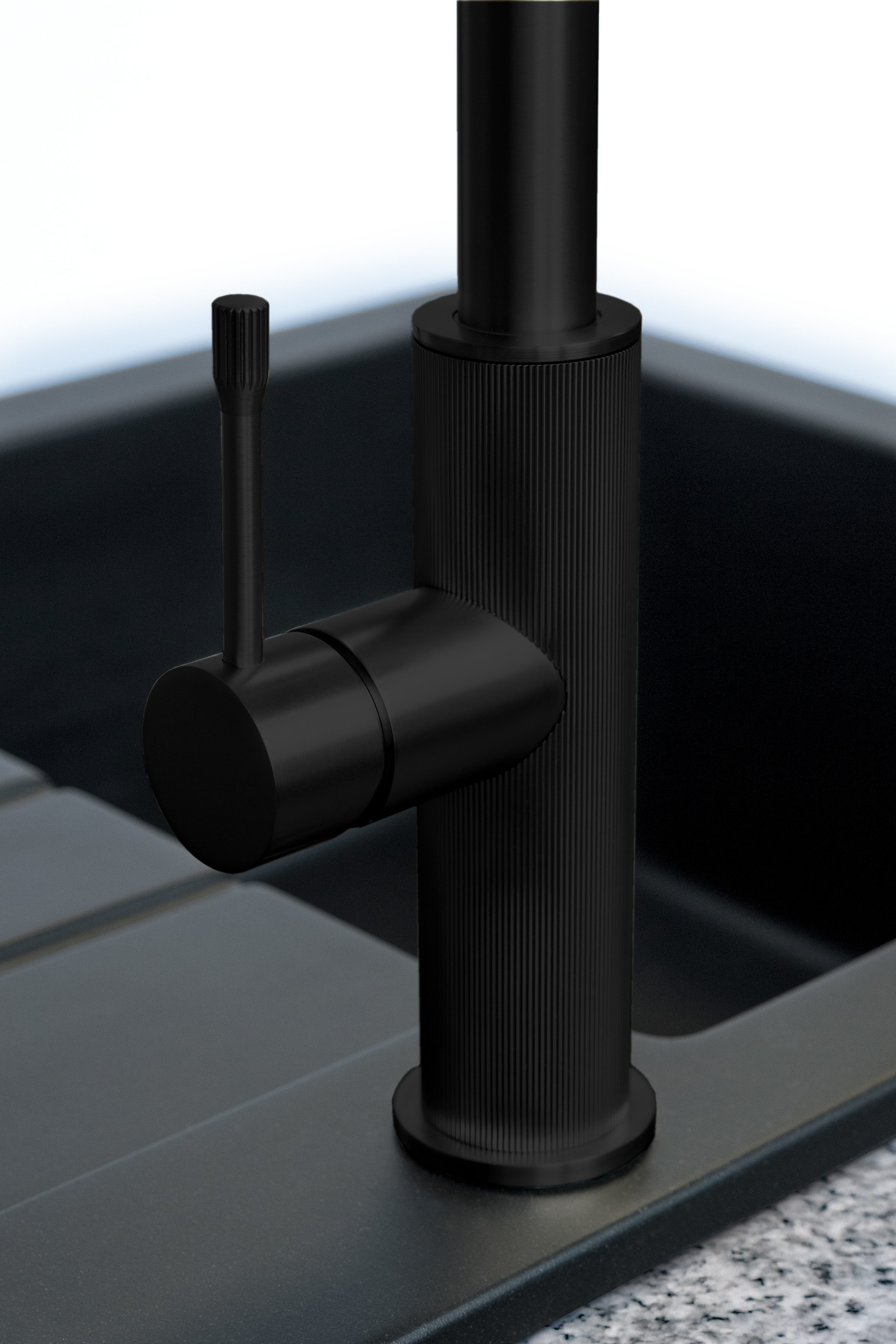 Berg Solena bateria kuchenna stojąca czarna 830158B