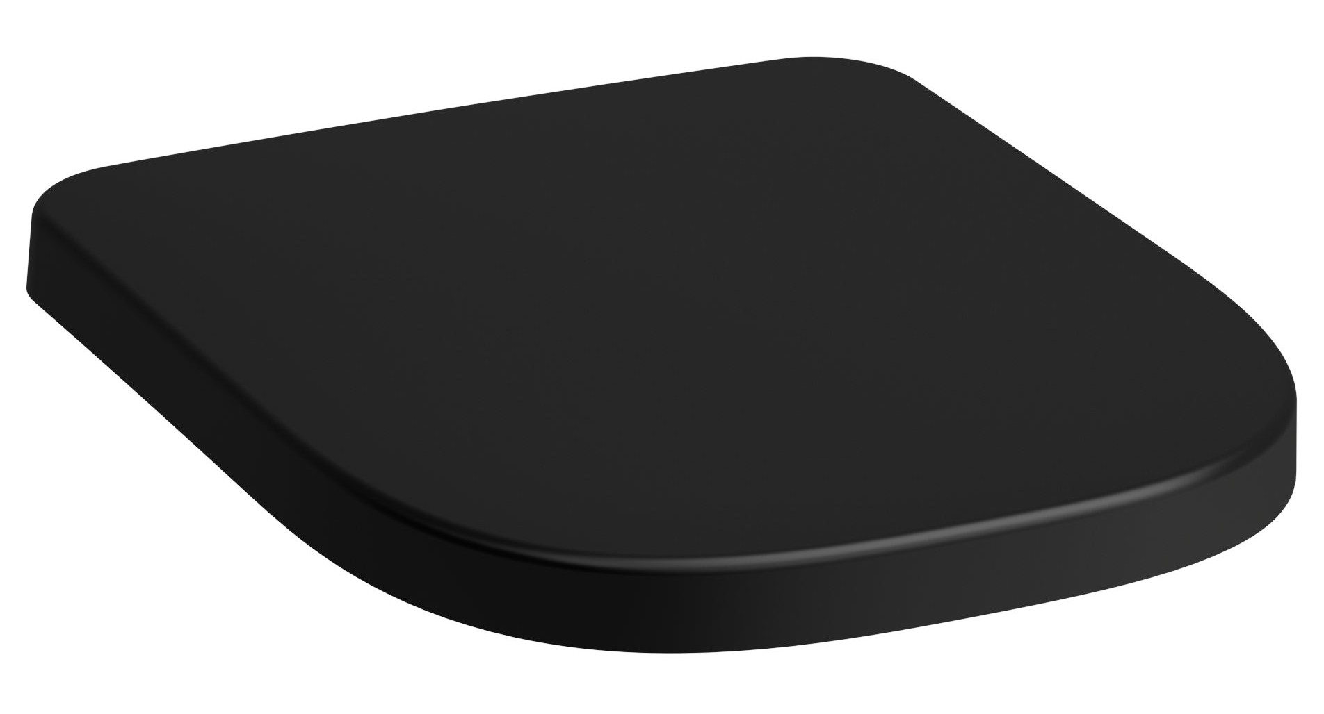 Laufen Meda deska sedesowa wolnoopadająca czarny mat H8911137160001