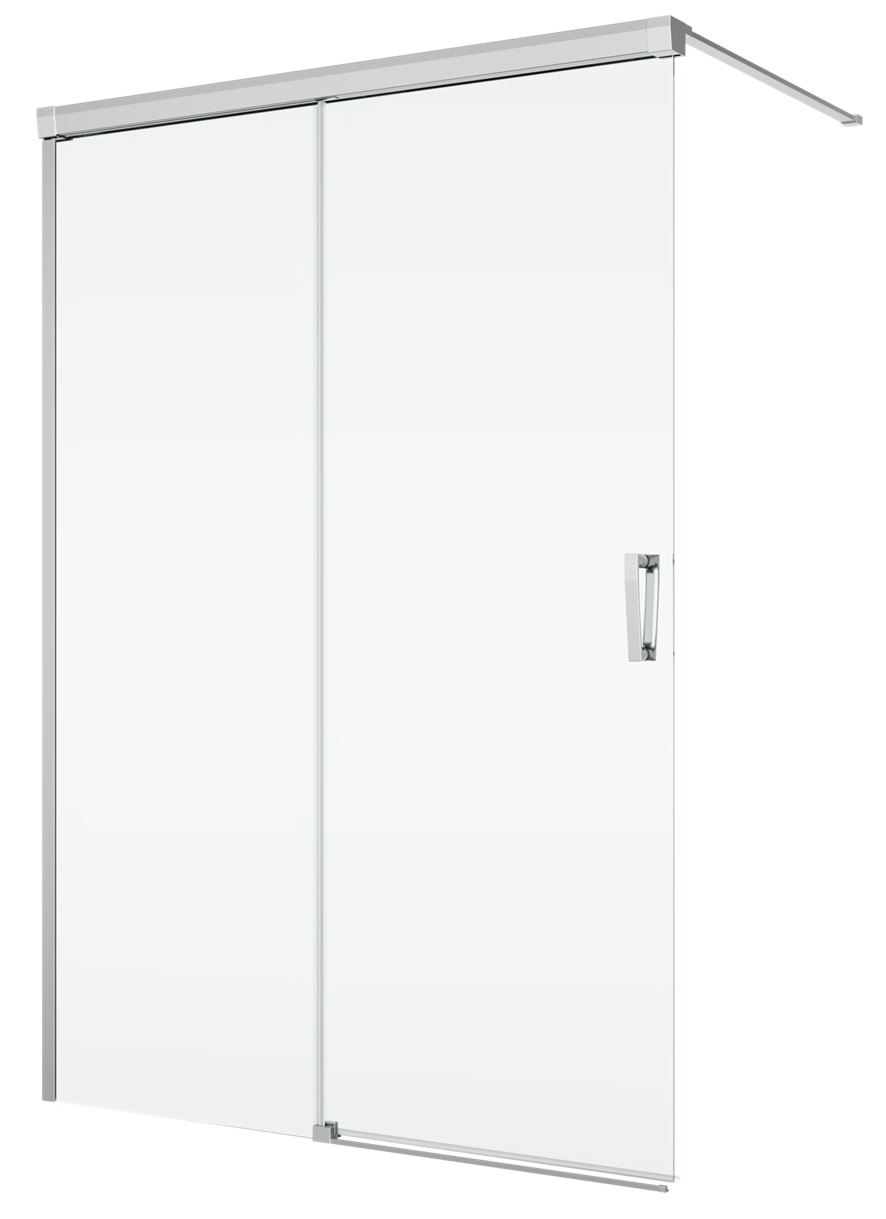 Ronal Cadura ścianka prysznicowa walk-in 140 cm srebrny połysk/szkło przezroczyste CAW2G1405007