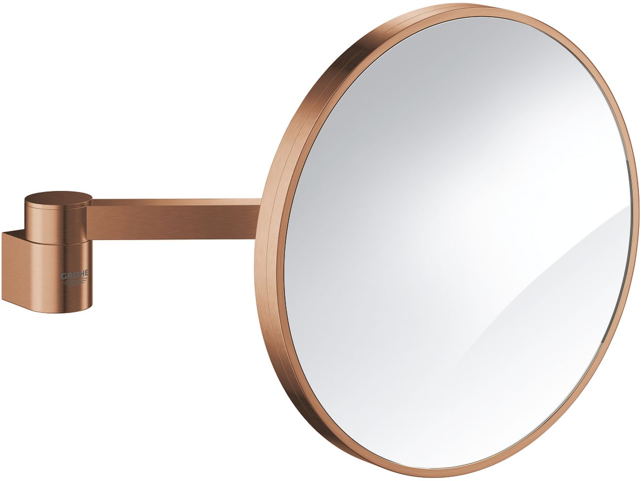 Grohe Selection lusterko kosmetyczne 20x20 cm okrągłe brushed warm sunset 41077DL0