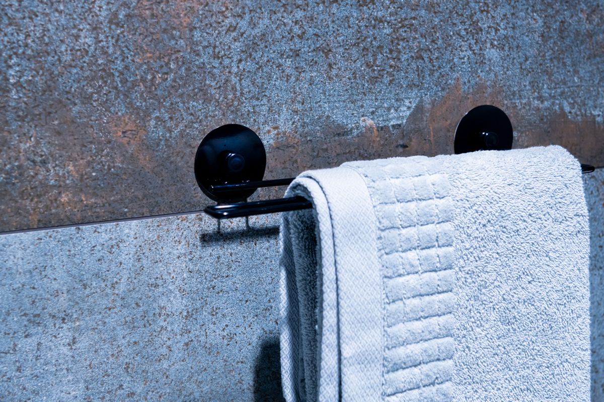 AWD Interior wieszak na ręcznik 33 cm ścienny czarny AWD02091661