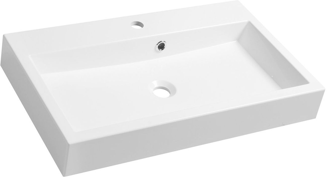 Sapho Orinoko umywalka 70x42 cm ścienna prostokątna biała OR070