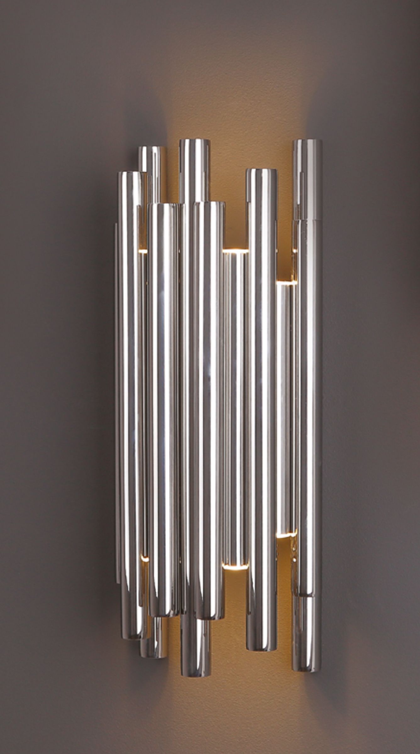 MaxLight Organic Chrom kinkiet 8x1W chrom W0186