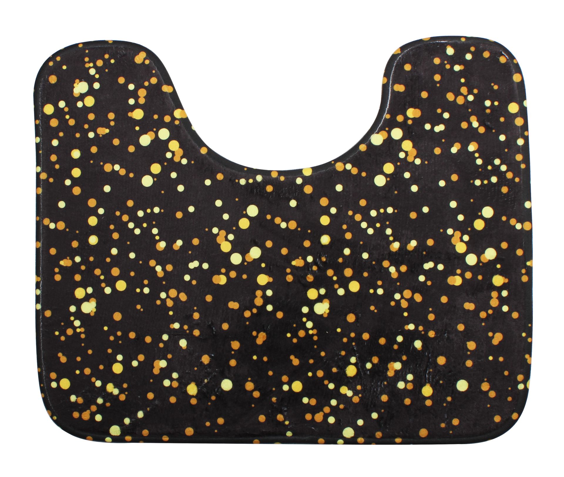 Splendid Teer dywanik łazienkowy 50x40 cm pod WC czarny-złoty LA-TEER-WCMATA-CZA - Wysyłka w 24h