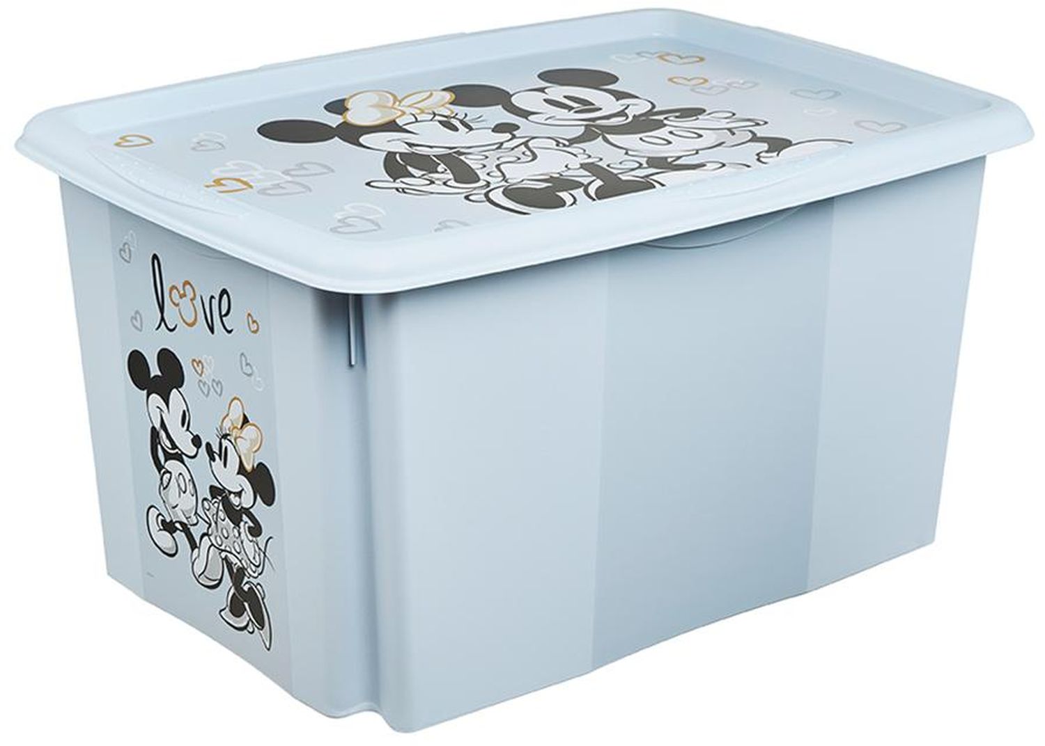 Keeeper Karolina pojemnik do przechowywania 45 l Mickey jasny niebieski 1223968424700 - Wysyłka w 24h