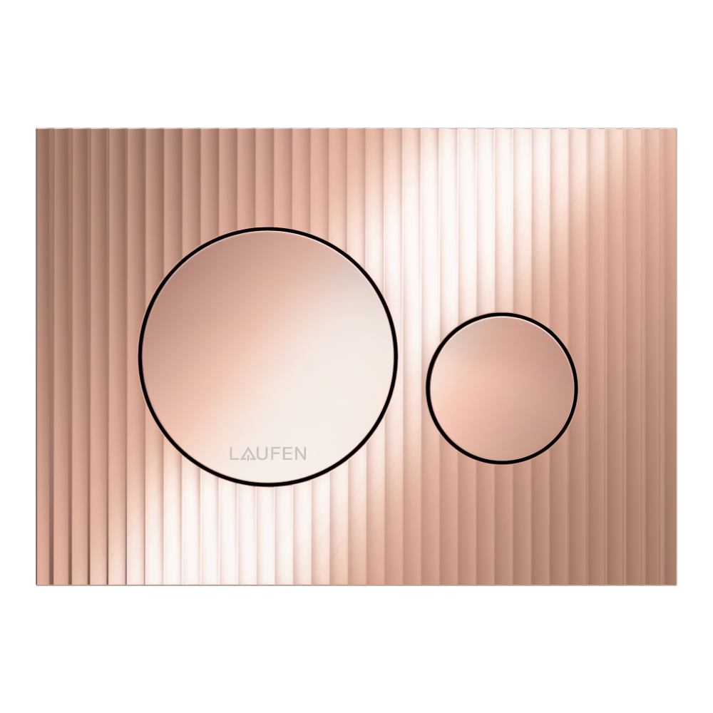 Laufen Ineo przycisk spłukujący do WC różowe złoto H9001161620001