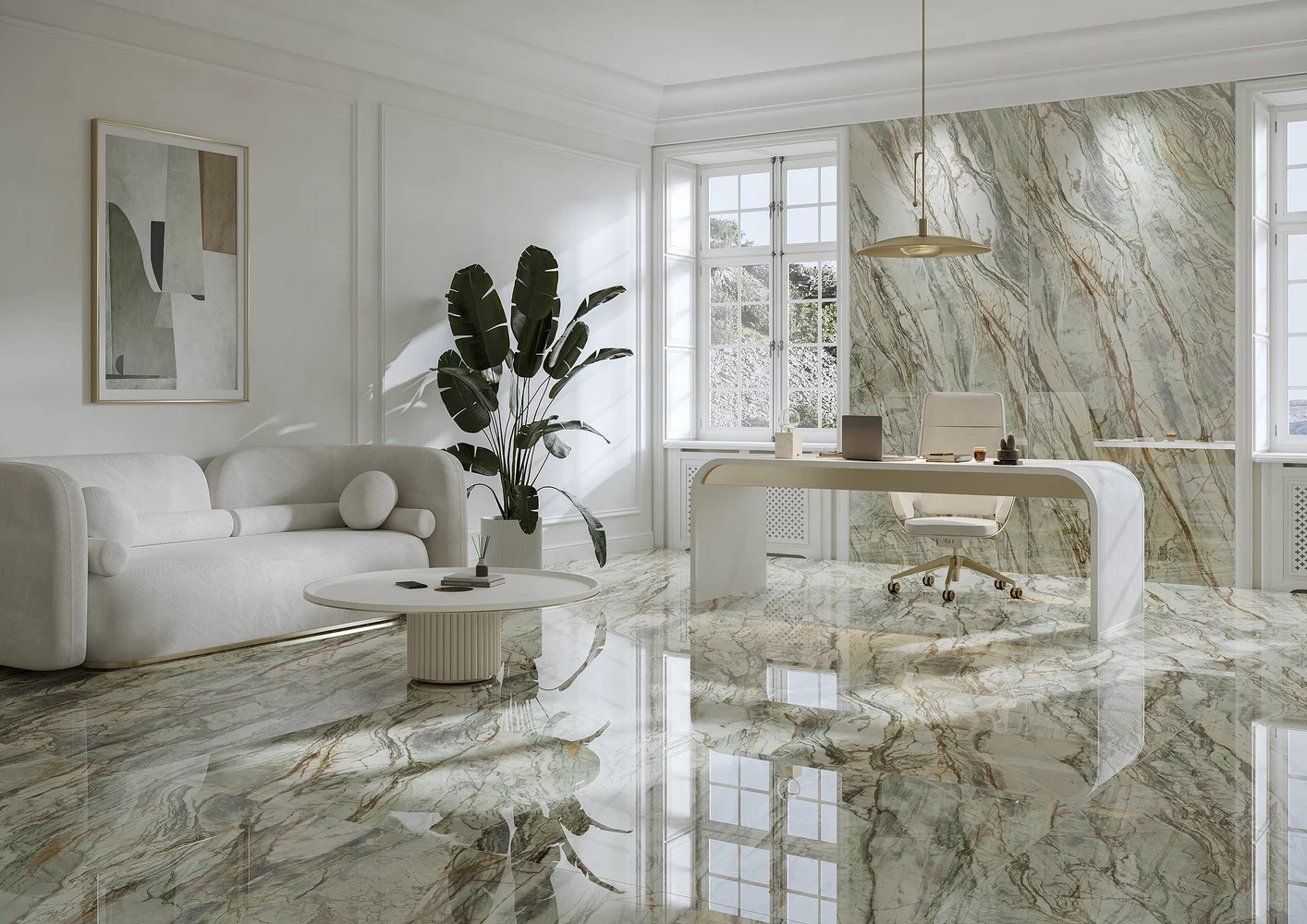 Paradyż Abstract płytka ścienno-podłogowa 119,8x59,8 cm zielona