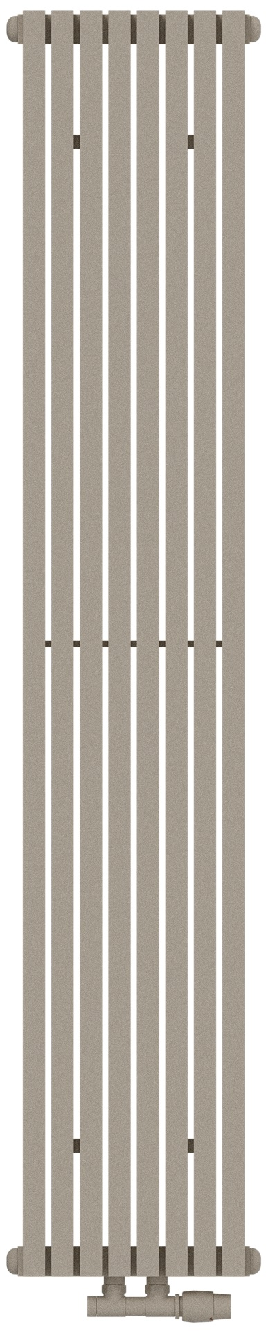 AG Evo Line Eterna Uno grzejnik pokojowy 180x28,3 cm podłączenie dolne piaskowy ciemny AG.ETVU.180.28.Q