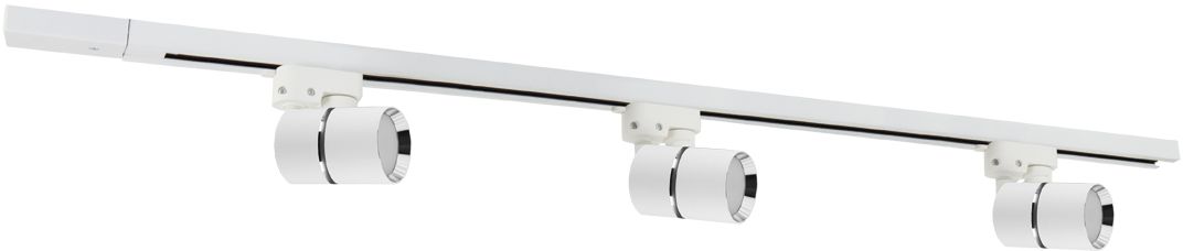 Strühm Dior zestaw szynoprzewód z reflektorami 3x35 W biały-chrom 04257