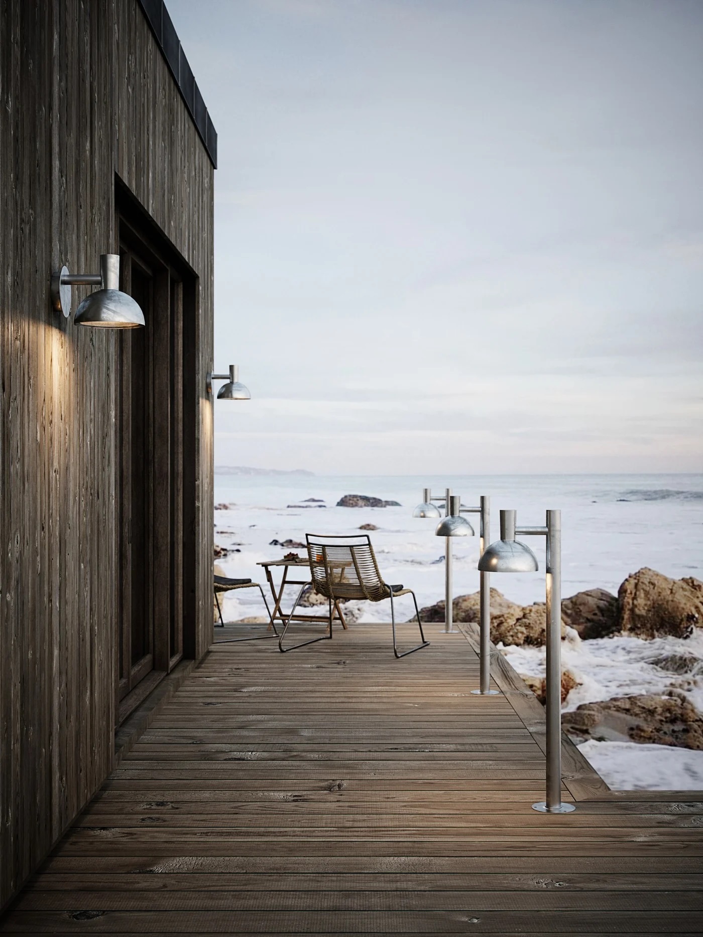 Nordlux Arki lampa stojąca zewnętrzna 1x20 W ocynkowany 2118108031