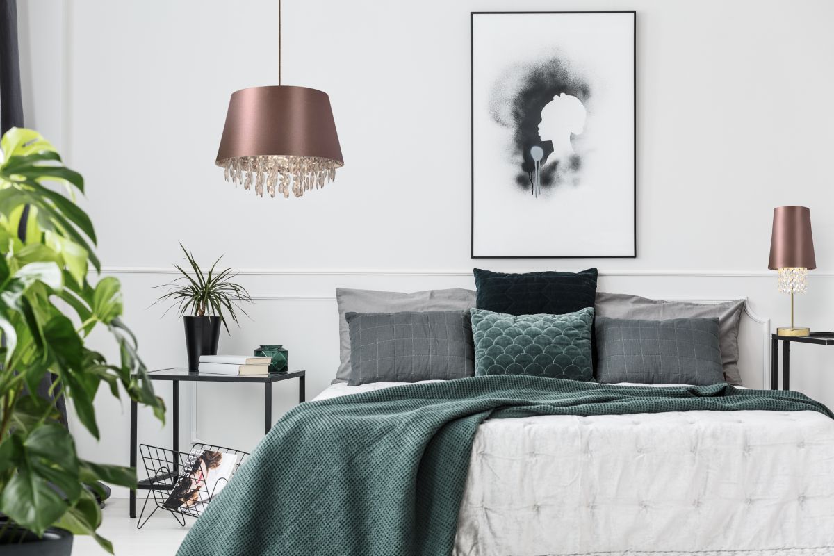 GTV Nesto lampa wisząca 1x40 W złota-brązowa OS-NES-42-DEC