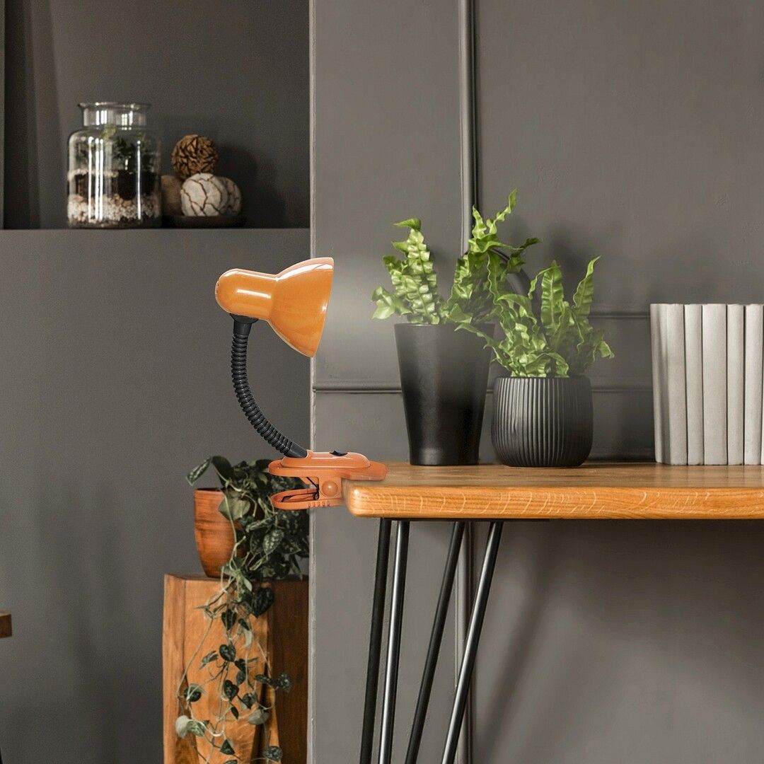 Rabalux Dennis lampa biurkowa 1x40 W pomarańczowa 4258