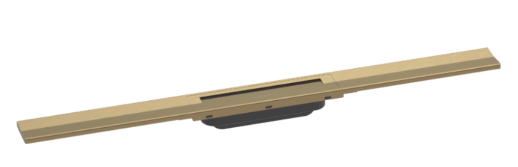 Hansgrohe RainDrain Flex element zewnętrzny odpływu 80 cm brąz szczotkowany 56044140