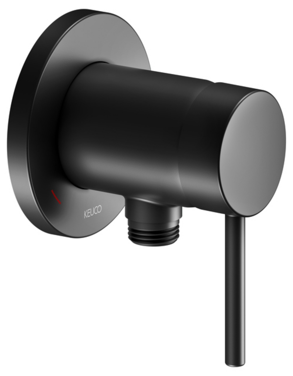 Keuco IXMO Soft bateria prysznicowa podtynkowa czarny mat 59552370201