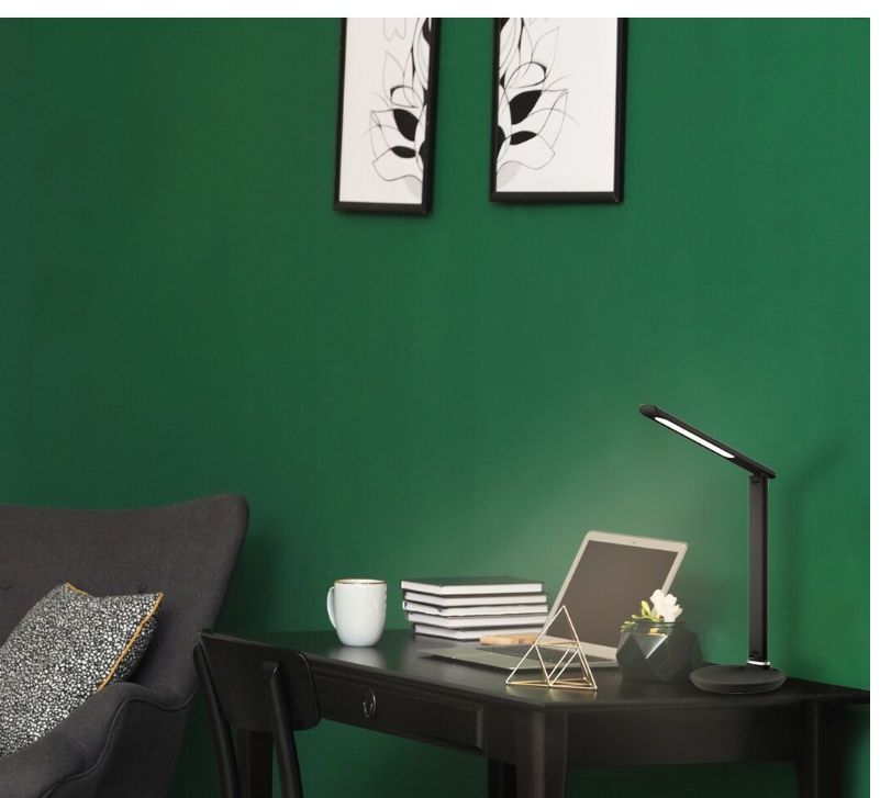 Rabalux Osias lampa biurkowa 1x9 W czarna 6980