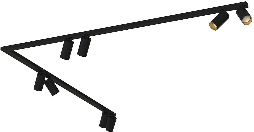 Nowodvorski Lighting Mono Corner lampa podsufitowa x10 W czarna-złota 7700