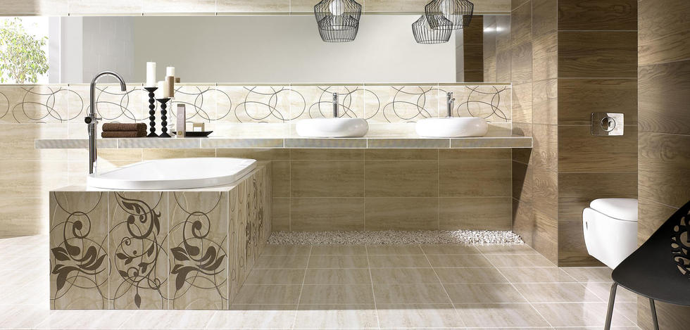 Paradyż Amiche płytka ścienna 30x60 cm brązowa