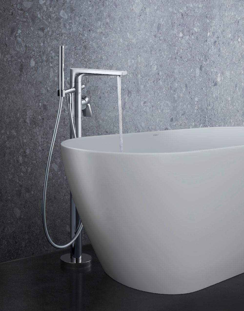 Duravit Tulum bateria wannowo-prysznicowa wolnostojąca chrom TU5250000010