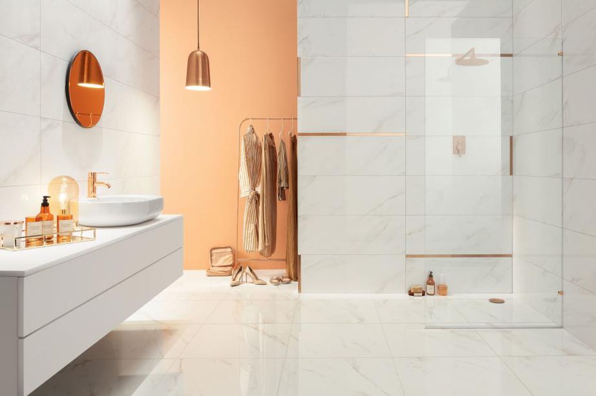 Tubądzin Serenity płytka podłogowa 59,8x59,8 cm biała