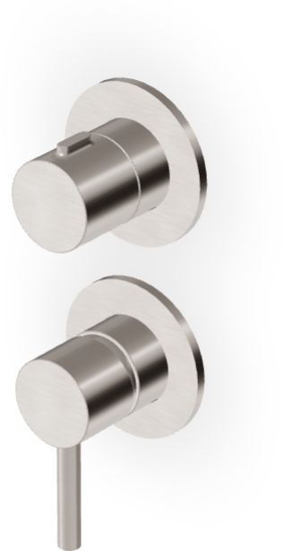 Zucchetti Pan S bateria wannowo-prysznicowa podtynkowa nikiel szczotkowany ZPA778.C3