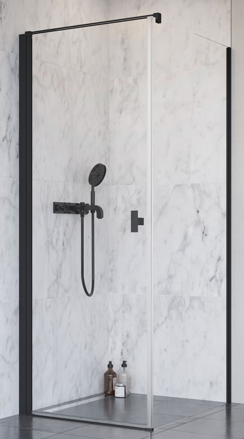 Radaway Nes KDJ ścianka prysznicowa 80 cm boczna szkło przezroczyste 10039080-01-01