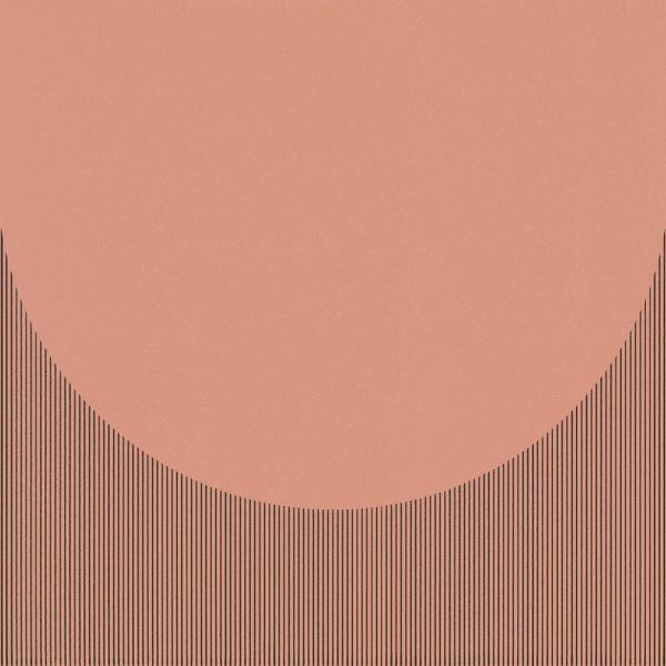 Paradyż Neve Creative Blush Dekor B płytka ścienno-podłogowa 19,8x19,8 cm czerwona