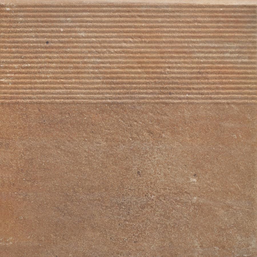 Paradyż Scandiano Rosso stopnica 30x30 cm czerwona