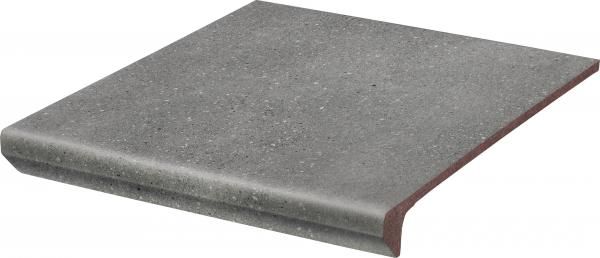 Paradyż Mattone Sabbia Grafit stopnica 33x30 cm szara